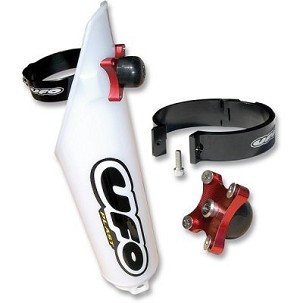 UFO ŠTITNICI TELESKOPA ( AMORTIZERA ) PREDNJIH SA BLOKADOM SUZUKI RM 85 '02-'17, BOJA BELA - RASPRODAJA