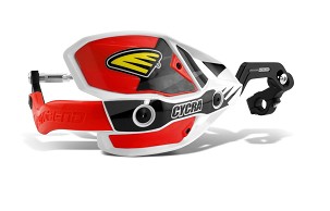 CYCRA PROMOCIJA ŠTITNICI RUKU (HAND GUARD-ALUMINIJUMSKI JEZGRO) SA MONTAŽOM (28,6MM) MODEL ULTRA PROBEND RACER PACK CRM BOJA CRVENA/BELA