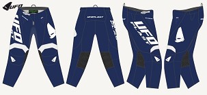 UFO PANTALONE BAMBERG CROSS BOJA PLAVA/BELA VELIČINA XL / EU54 / US36