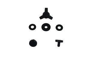 6D HELMETS DELOVI SET ŠRAFOVA ZA DASZKU ATR-3 BOJA CRNA