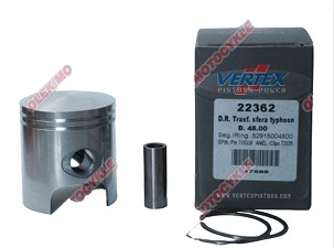 VERTEX KLIP TOP PERFORMANCES SKUTERI 50 (KIT 75CCM) (48,80MM=+0,80) OSOVINSKI KLIN 12MM