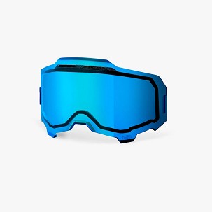100 PERCENT ARMEGA / ARMATIC REPLACEMENT DUAL PANE VENTED MIRROR BLUE LENS - VIZIR/VIZIR/VIZIR DUPLA VENTILOWANA ZA NAOČARA ARMEGA / ARMATIC BOJA PLAVE OGLEDALO