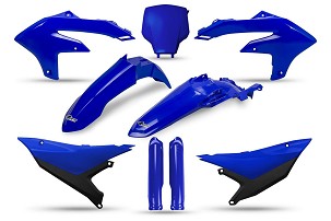 UFO 2026/03 KOMPLET PLASTIKE (FULL KIT) SA ŠTITNICIMA TELESKOPA (AMORTIZERA) YAMAHA YZF 450 (YZ 450 F) '26, BOJA OEM PLAVA