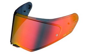 CABERG REZERVNI DEO VIZIR (STAKLO) OGLEDALO (MIRROR), OTPORAN NA OGREBOTINE SA PINOVIMA ZA PINLOCK ZA MODEL DRIFT EVO II BOJA CRVENO OGLEDALO - BEZ HOMOLOGACIJE