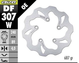GALFER DISK KOČIONI ZADNJI SUZUKI GSF/GSR/SV/RF (240X89X5)