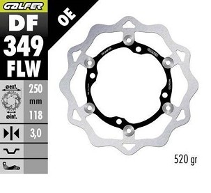 GALFER DISK KOČIONI PLUTAJUĆI 250MM SUZUKI RMZ 250 '07- ,RMZ 450 '05-