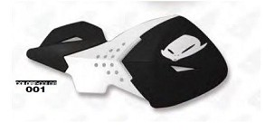 UFO ŠTITNICI RUKU (HAND GUARD) ESCALADE BOJA CRNO/BELA (SA NOSAČIMI 22MM)