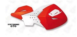 UFO ŠTITNICI RUKU (HAND GUARD) ESCALADE BOJA BELO/CRVENA (SA NOSAČIMI 22MM)