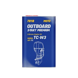 MANNOL ULJE ZA MIESZANKI 2T OUTBOARD PREMIUM API TC 1L METALNA PUSZKA (7818) (12)