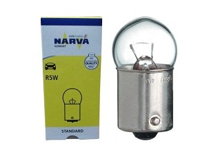 NARVA SIJALICA 12V 5W BA15S R5W 1 KOMAD (BELE STAKLO)