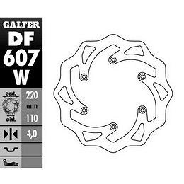GALFER DISK KOČIONI ZADNJI KTM SX/EXC/LC4 HUSABERG,HUSQVARNA,GAS GAS WAVE (220X110X4MM) (TIP OEM KTM)