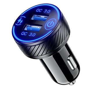 BIKETEC UNIVERZALNA PUNJAČ DUPLA USB QC 3.0 - 36W QUICK CHARGE ZA UTIČNICE UPALJAČA (EL)