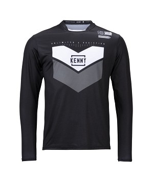 KENNY RACING MAJICA BICIKLOWA MTB MODEL PROLIGHT BLACK/GREY BOJA CRNA/SIVA/BELA VELIČINA XL