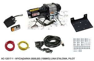 BRONCO VITLO 3500LBS (1588KG) LINA ČELIČNA 5.5MM X 15.2M, PILOT