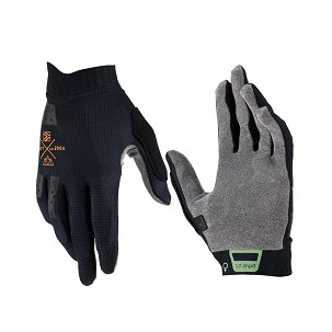 LEATT RUKAVICE BICIKLISTIČKE (ŽENSKE) MTB 1.0 GRIPR GLOVE STEALTH BOJA CRNA VELIČINA S