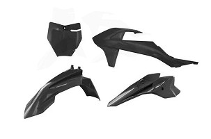 RACETECH (RTECH) KOMPLET PLASTIKE GAS GAS MC 50 '24-'25 BOJA CRNA