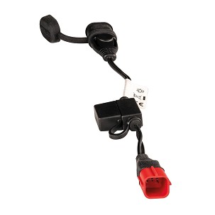 OPTIMATE CREVO (ADAPTER) SA UTIKAČEM ZA PRIKLJUČENJA PUNJAČI ZA EURO5 UTIČNICE (6 PINOWY) I PRIKLJUČKOM SAE (DUŽINA 40CM) (EL)