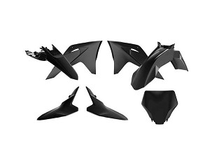 RACETECH (RTECH) KOMPLET PLASTIKE GAS GAS MC 65 '24-'25 BOJA CRNA