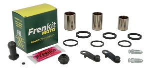 FRENKIT MOTO 2026/05 KOMPLET ZA POPRAVKU KOČIONE ČELJUSTI (ZAPTIVKE + KLIPOVI) NISSIN (KLIP FI 23 / 25MM) PREDNJA HONDA CBR 1100 XX '97-'08, FES 125 PANTHEON '98-'03, GL 1800 GOLD WING '00-'25
