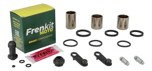FRENKIT MOTO 2026/05 KOMPLET ZA POPRAVKU KOČIONE ČELJUSTI (ZAPTIVKE + KLIPOVI) NISSIN (KLIP FI 23 / 25MM) ZADNJA HONDA CBR 1100 XX '97-'08, PREDNJA NT 700 V DEAUVILLE '10-'11, NSA 700 '09,