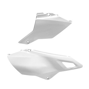 POLISPORT ZADNJE BOČNE PLASTIKE SUZUKI DR-Z 400 (DRZ400) '00-'25 RESTYLING BOJA BELA (KOMPLET)