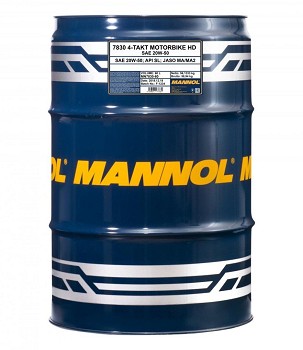 MANNOL ULJE MOTORNO 4T MOTORBIKE HD 20U50 60L V-TWIN MA2 POLUSINTETIČKO (7830) - BURE 60 L