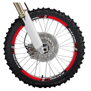 BLACKBIRD KOMPLET NALEPNICA (FOLIJA) NA FELNE (RACING) BOJA CRVENA