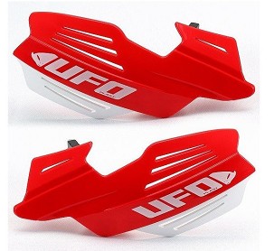 UFO ŠTITNICI RUKU (HAND GUARD) VULCAN BOJA CRVENA/BELA (SA NOSAČIMI)