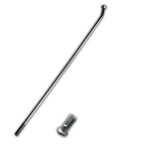 HAAN WHEELS ŽBICA OJAČANA SA NIPLOM (1 KOMAD) ZADNJI 18 INČA KTM '95- , HUSQVARNA '14-, GASGAS '21- BOJA SREBRNA