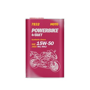 MANNOL ULJE MOTORNO 4T MOTORBIKE 15U50 1L ESTER + MA2 POLUSINTETIČKO METALNA PUSZKA (7832) (12)