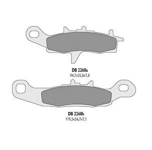 DELTA BRAKING PLOČICE KOČIONE KH258, KH349 - ZAMENJUJU DB2260MX-D I DB2260QD-D
