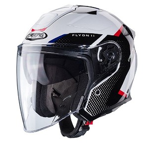 CABERG PROMOCIJA KACIGA OTVOREN JET OTVOREN FLYON II BOSS BOJA BELA/CRNA/CRVENA/PLAVA VELIČINA S