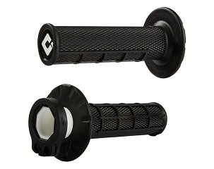 ODI RUČKE OFF ROAD HALF WAFFLE MX V2 LOCK-ON GRIP BOJA CRNA