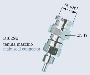 FREN TUBO ZAVRŠETAK CREVA KOČIONOG KOMPLETNA NAVOJ UNUTRAŠNJI 10X1 (MUŠKA)