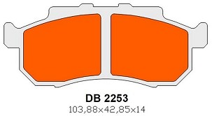 DELTA BRAKING PLOČICE KOČIONE KH476/KH477 PREDNJI TRIUMPH ROCKET III 2500 '19-'22, HONDA MUV 700 BIG RED '09,