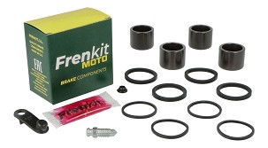 FRENKIT MOTO 2026/05 KOMPLET ZA POPRAVKU KOČIONE ČELJUSTI (ZAPTIVKE + KLIPOVI) BYBRE (KLIP FI 28MM) PREDNJA KTM DUKE 125 '17-'22, DUKE 390 '13-'18, RC 250 '15-'18