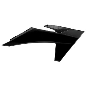 POLISPORT ŠTITNICI HLADNJAKA (KOMPLET) KTM SX/SXF/XC/XC-F 125/150/250/350/450 '23-'24; EXC/EXC-F 125/150/250/300/350/450/500 '24-'25 BOJA CRNA