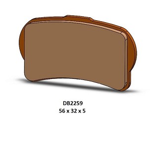 DELTA BRAKING PLOČICE KOČIONE KH644 PREDNJI GAS GAS TXT 125 '13-'17, TXT 250/280/300 '13-'19, MONTESA 4/4RT '14-'22, 300 RR '16-'21